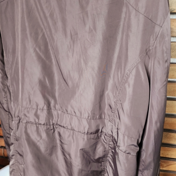 ARMAND THIERY utility raincoat jacket long TAN Size 14/16 - Picture 5 of 16